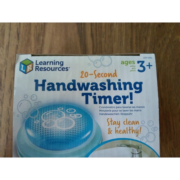 Learning Resources Kids 20-Second Handwashing Timer NEW Stay Clean and Healthy - Picture 3 of 12